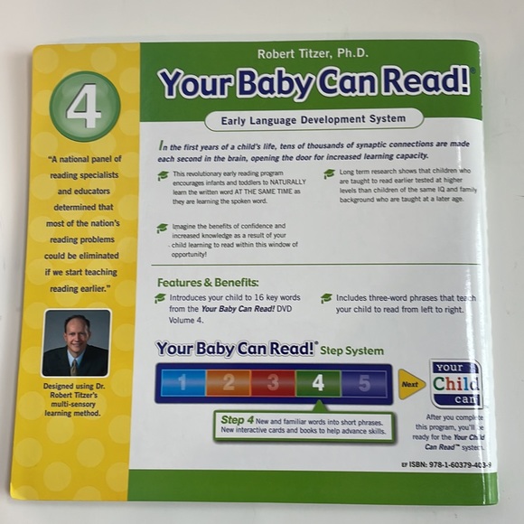 Your Baby Can Read Early Language Development Volume 4, DVD Video and Word Cards - Picture 3 of 7